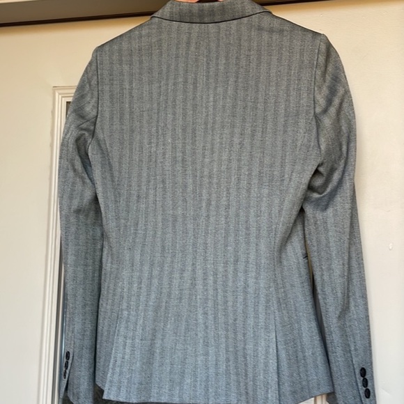 Antonio Melani Herringbone Striped Blazer Jacket - Picture 5 of 8